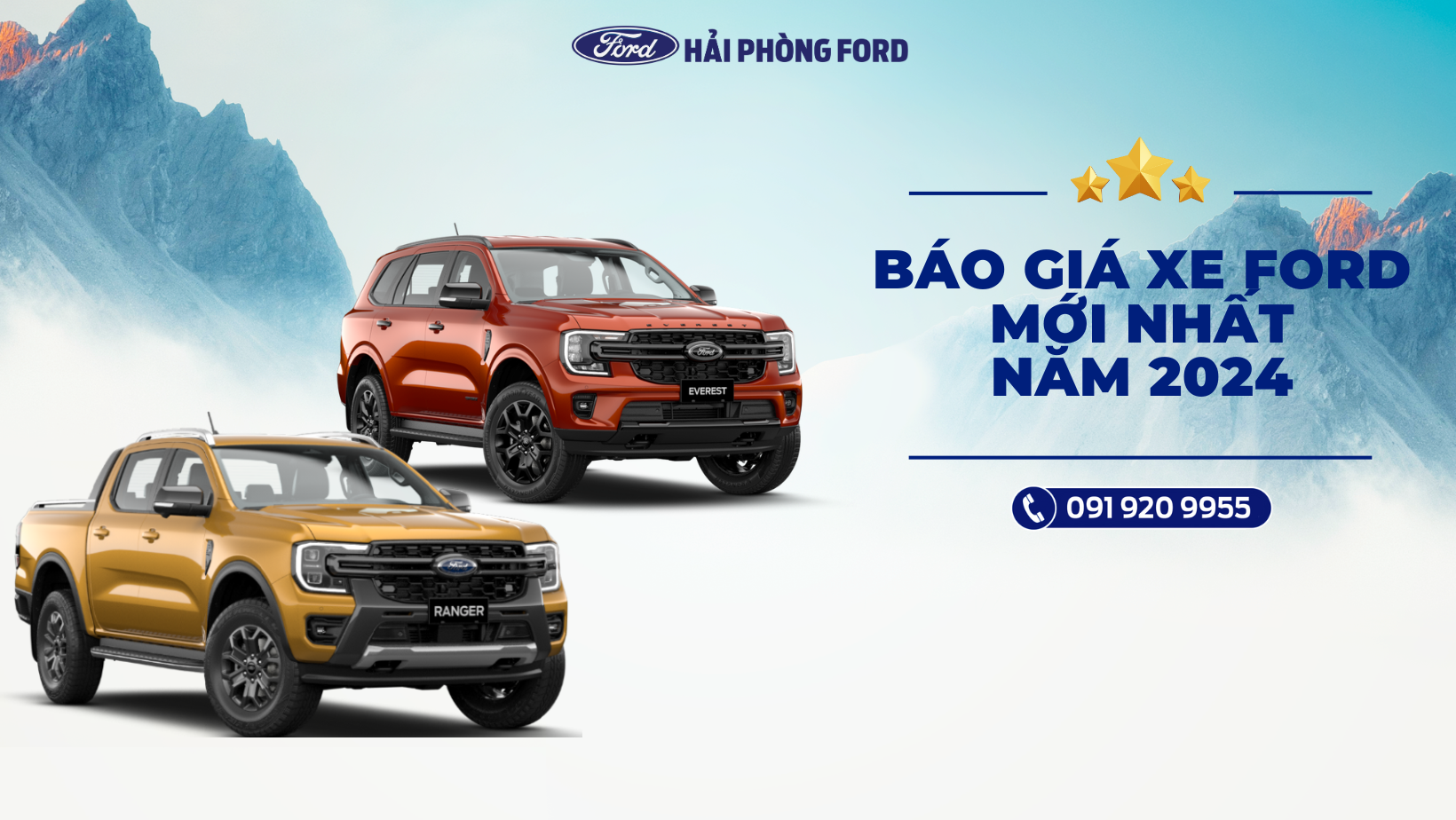 BẢNG BÁO GIÁ XE FORD MỚI NHẤT 2024