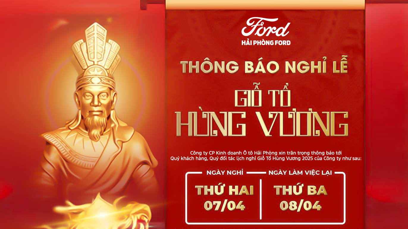 Thông Báo Lịch Nghỉ Lễ Giỗ Tổ Hùng Vương 10/3 ÂL