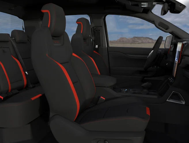 Ghế ngồi theo phong cách thiết kế Ford Performance